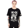 Schwarz - Side - AC-DC - "Highway To Hell" T-Shirt für Herren-Damen Unisex