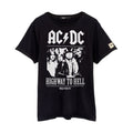 Schwarz - Front - AC-DC - "Highway To Hell" T-Shirt für Herren-Damen Unisex