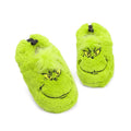 Neon-Grün-Schwarz - Side - The Grinch - Kinder Hausschuhe, Weich