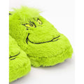 Neon-Grün-Schwarz - Close up - The Grinch - Kinder Hausschuhe, Weich