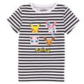 Schwarz-Weiß - Front - Pokemon - T-Shirt für Mädchen