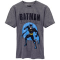 Grau-Blau - Front - Batman - T-Shirt für Herren