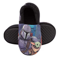 Schwarz-Blau - Side - Star Wars: The Mandalorian - Jungen Hausschuhe