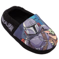 Schwarz-Blau - Front - Star Wars: The Mandalorian - Jungen Hausschuhe