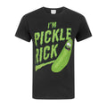 Schwarz-Grün - Front - Rick And Morty - "I’m Pickle Rick" T-Shirt für Herren kurzärmlig