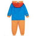 Blau-Braun-Rot - Back - Paddington Bear - Jumpsuit mit Kapuze für Kinder