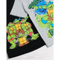 Schwarz-Grau meliert - Lifestyle - Teenage Mutant Ninja Turtles - T-Shirt für Kinder (2er-Pack)