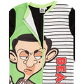 Grün-Weiß-Schwarz - Pack Shot - Mr Bean - Schlafanzug für Kinder