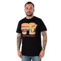 Schwarz - Back - MTV - T-Shirt für Herren  kurzärmlig