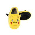 Gelb-Schwarz - Lifestyle - Pokemon - Kinder Hausschuhe, 3D Gesicht