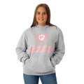 Grau - Back - Barbie - Kapuzenpullover für Damen