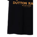Schwarz - Side - Yellowstone - "Dutton Ranch" T-Shirt für Herren  kurzärmlig