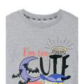 Grau meliert - Back - Rugrats - "I´m Too Cute To Spook" T-Shirt für Damen