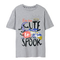 Grau meliert - Front - Rugrats - "I´m Too Cute To Spook" T-Shirt für Damen