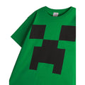 Grün - Side - Minecraft - T-Shirt für Jungen kurzärmlig