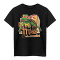 Schwarz - Front - Teenage Mutant Ninja Turtles - T-Shirt für Kinder kurzärmlig