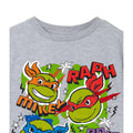 Grau meliert - Back - Teenage Mutant Ninja Turtles - T-Shirt für Kinder