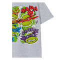 Grau meliert - Side - Teenage Mutant Ninja Turtles - T-Shirt für Kinder