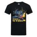 Schwarz - Front - Batman - "Built For Action" T-Shirt für Herren