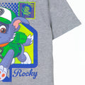 Grau meliert - Side - Paw Patrol - T-Shirt für Kinder kurzärmlig