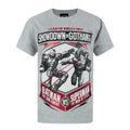 Grau - Front - Batman V Superman - "Showdown" T-Shirt für Jungen