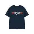 Marineblau - Front - Top Gun - "Mini Me" T-Shirt für Jungen kurzärmlig