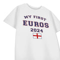 Weiß - Back - Show Me The Merch - "My First Euros 2024" T-Shirt für Kinder