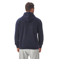 Marineblau - Back - Iron Mountain - Kapuzenpullover für Herren