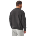 Anthrazit - Back - Iron Mountain - Sweatshirt Rundhalsausschnitt für Herren