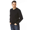 Schwarz - Side - CastlePoint - Pullover V-Ausschnitt für Herren