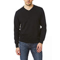 Schwarz - Front - CastlePoint - Pullover V-Ausschnitt für Herren