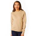 Kamel Beige - Side - Light And Shade - Pullover Rundhalsausschnitt für Damen