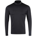 Schwarz - Front - Farah - "Kenley" Base Layer Oberteil für Herren