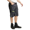 Schwarz-Grau - Back - Lee Cooper - Cargo-Shorts für Herren