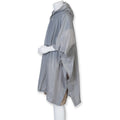 Silber - Side - Splashmacs Unisex Regenponcho - Regenschutz, besonders leicht