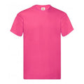 Fuchsia - Front - Screen Stars Fruit Of The Loom Original Herren T-Shirt, Kurzarm