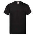 Schwarz - Front - Screen Stars Fruit Of The Loom Original Herren T-Shirt, Kurzarm