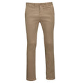 Kastanie - Front - SOLS Herren Jules Chino-Hose