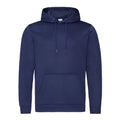 Oxford Marineblau - Front - AWDis Unisex Polyester Sport Kapuzenpullover