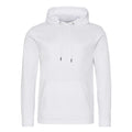 Arctic Weiß - Front - AWDis Unisex Polyester Sport Kapuzenpullover