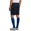 Dunkelblau-Royal Blau - Lifestyle - SOLS Herren Olimpico Fußball Shorts