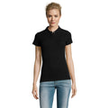 Schwarz - Back - SOLS Damen Polo-Shirt Perfect Kurzarm