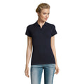 Marineblau - Side - SOLS Damen Polo-Shirt Perfect Kurzarm