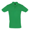 Kellygrün - Front - SOLS Mens Perfect Pique Polo-Shirt, Kurzarm