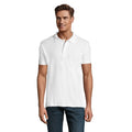 Weiß - Back - SOLS Mens Perfect Pique Polo-Shirt, Kurzarm