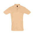 Sand - Front - SOLS Mens Perfect Pique Polo-Shirt, Kurzarm