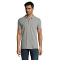 Grau meliert - Back - SOLS Mens Perfect Pique Polo-Shirt, Kurzarm