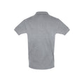 Grau meliert - Side - SOLS Mens Perfect Pique Polo-Shirt, Kurzarm