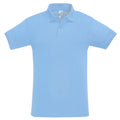 Himmelblau - Lifestyle - SOLS Mens Perfect Pique Polo-Shirt, Kurzarm