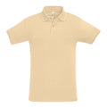 Sand - Back - SOLS Mens Perfect Pique Polo-Shirt, Kurzarm